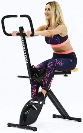Aparatul si bicicleta de fitness Total Crunch Evolution are un pret foarte bun si este dedicat antrenarii unui numar mare de grupe musculare!