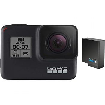 GoPro HERO7 este o camera de actiune ieftina, cu conectivitate la GPS si senzor de 12MP.