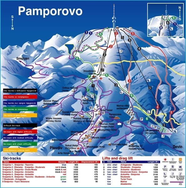 Printre cele mai frumoase partii de schi din Bulgaria se numara si Pamporovo, care atrage in fiecare sezon o multime de skiori!