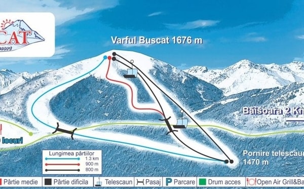 Baisoara face parte din acele partii de schii din Romania mai putin cunoscute, dar totusi frumoase si merita incercate!
