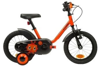 Bicicleta 14'' 500 Robot Copii 3-5 ani este perfecta pentru micutul tau, ca sa invete sa pedaleze de mic!